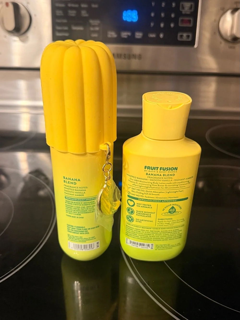Fruit Fusion Banana Blend unisex Moisturizing Body Lotion - Yellow